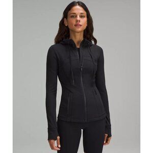 LULULEMON Women's Hooded Define Jacket Nulu Size 10 In Black